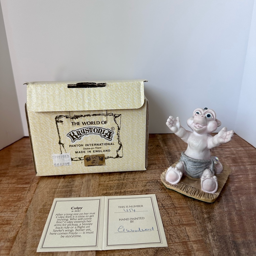 Krystonia Culpy hand painted figure